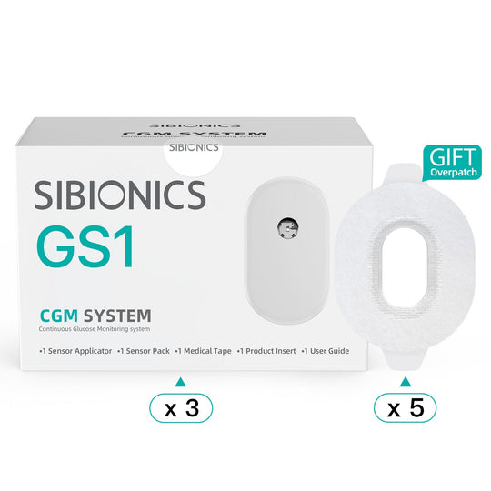 SIBIONICS GS1 CGM 14denní kontinuální monitorovací systém glukózy