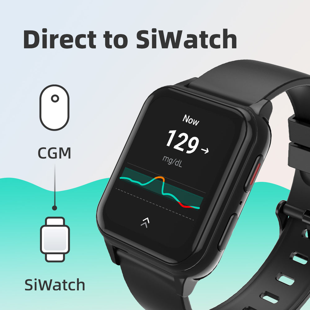 SIBIONICS SiWatch - Direct CGM Connection for Real-Time Glucose Monitoring